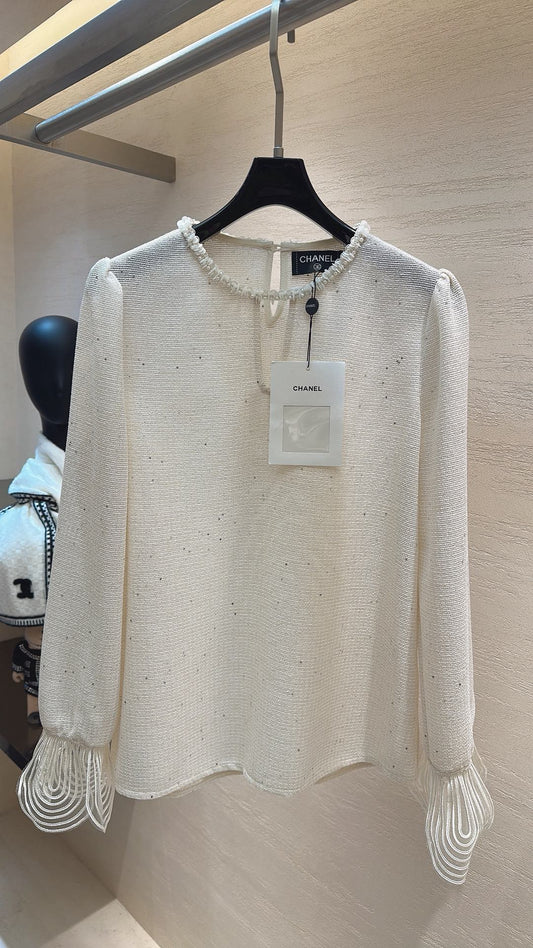 CHANEL 26S LONG-SLEEVE BLOUSE 873