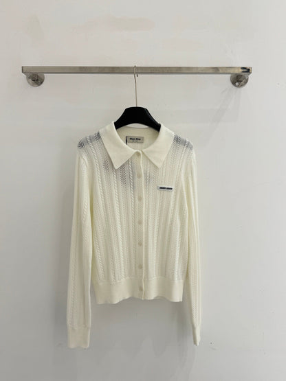 MIUMIU KNIT POLO SHIRT STYLE 61