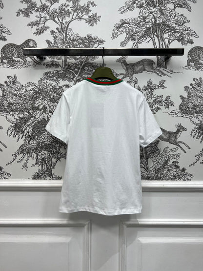 GUCCI 25S SHORT SLEEVE ROUND NECK T-SHIRT 262985