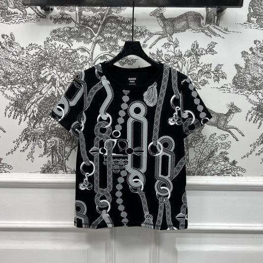 HERMES T SHIRT 25S IN COTTON 268415