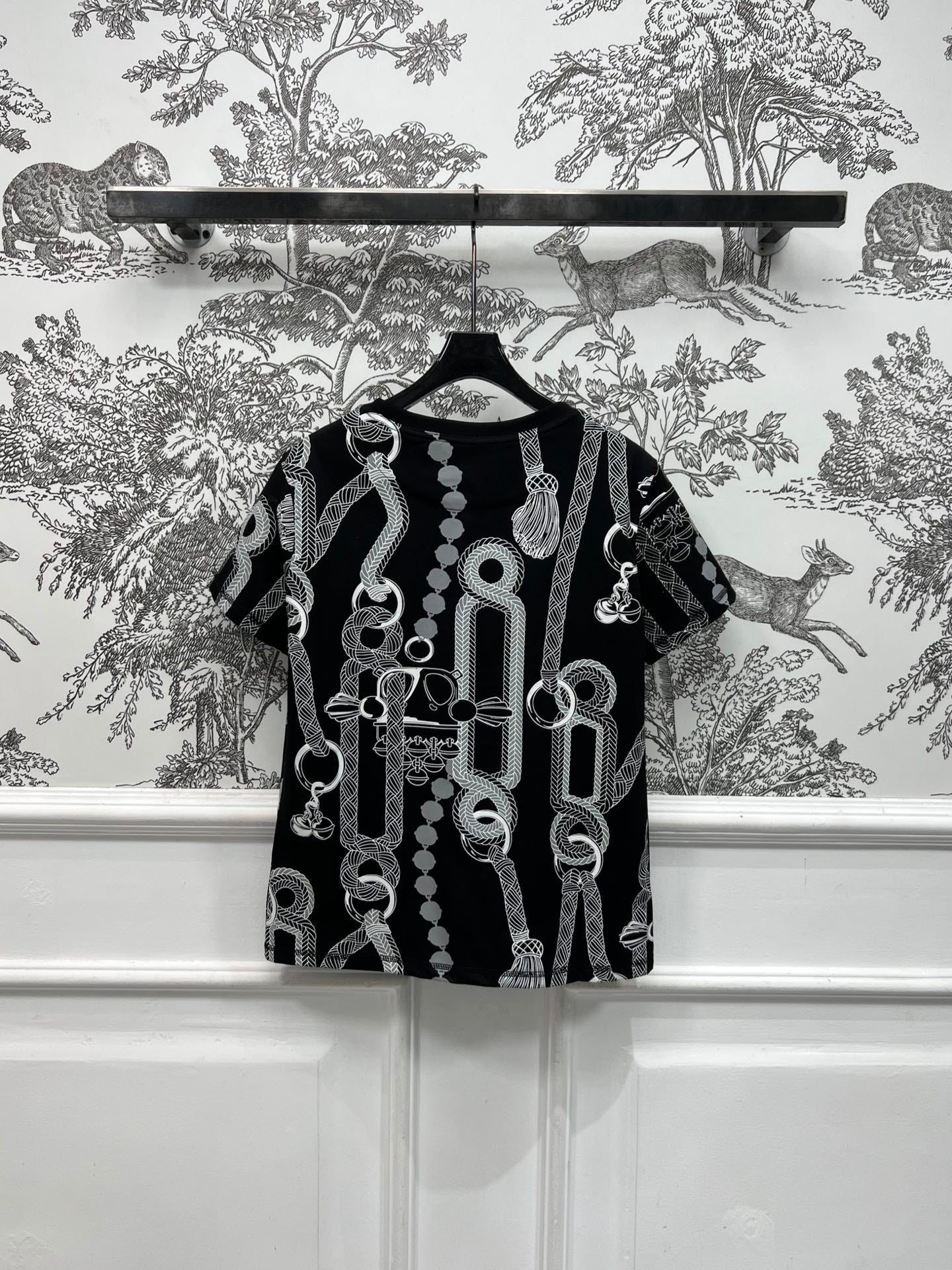 HERMES T SHIRT 25S IN COTTON 268415