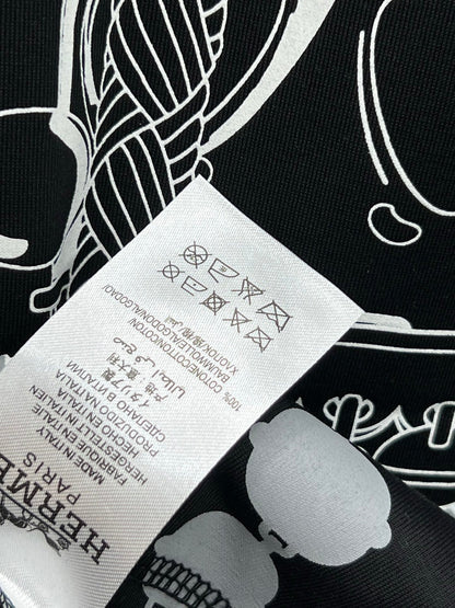 HERMES T SHIRT 25S IN COTTON 268415