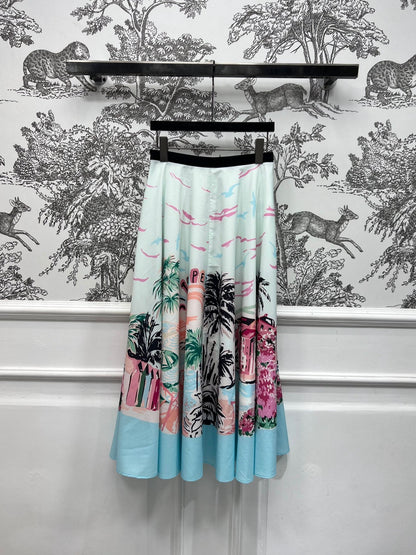 DIOR SUMMER PRINTED SHIFT DRESS 274559
