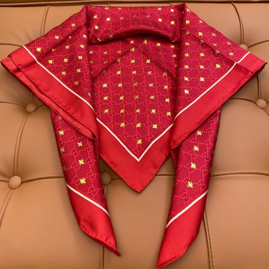 GUCCI 25S SCARF 90 IN SILK 709693