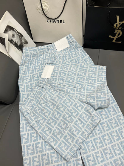 FF 25 Monogram Light Blue Jean