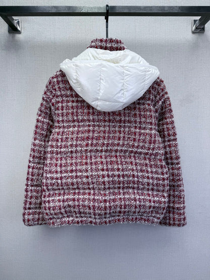 MONCLER 25S PLAID DOWN JACKET 440