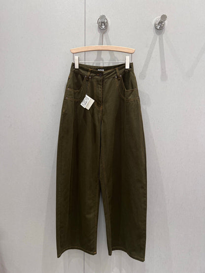 Loewe 25 Straight Wide-leg Jeans Cotton