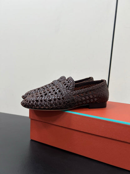 LP LOAFERS 25S IN DARK BROWN LAMBSKIN
