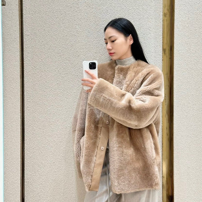 MAX MARA 25S SHEEPSKIN COAT 005