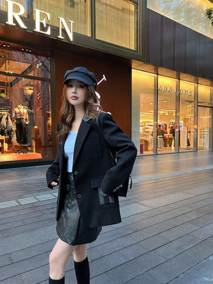 HERMES 25S LAPEL BLAZER 389