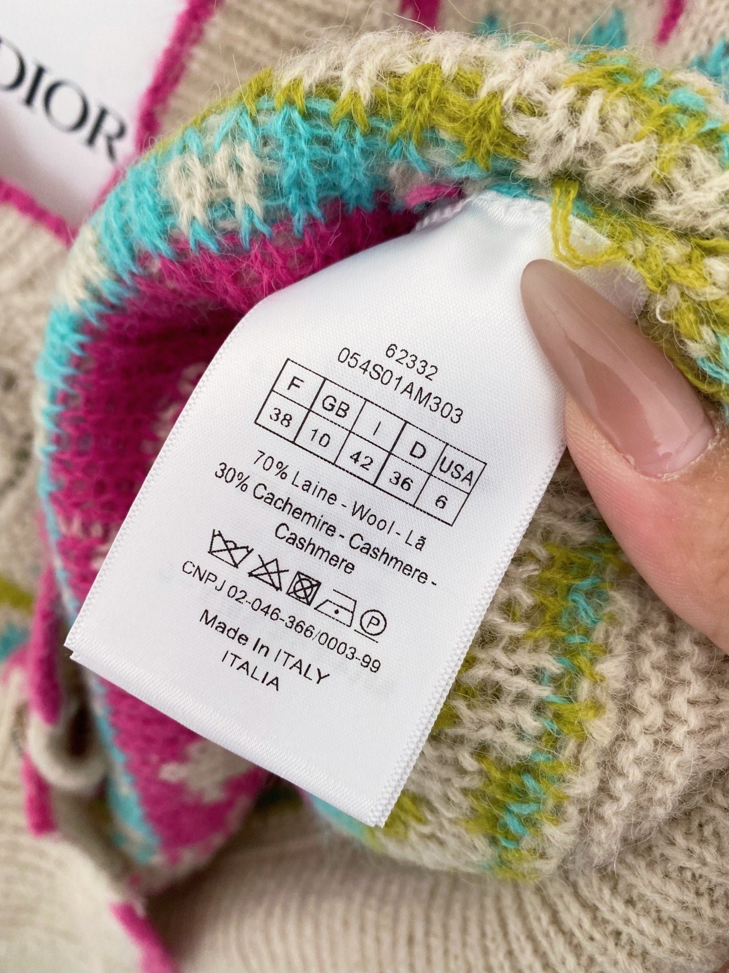 DIOR 26S CARDIGAN 1122