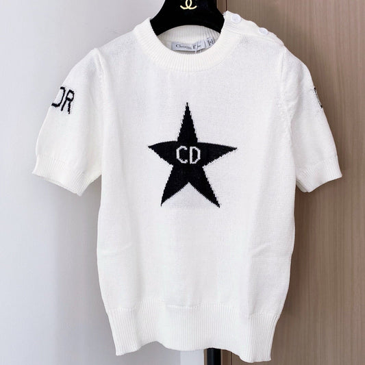 DIOR 26S SHORT SLEEVE KNIT SWEATER 984