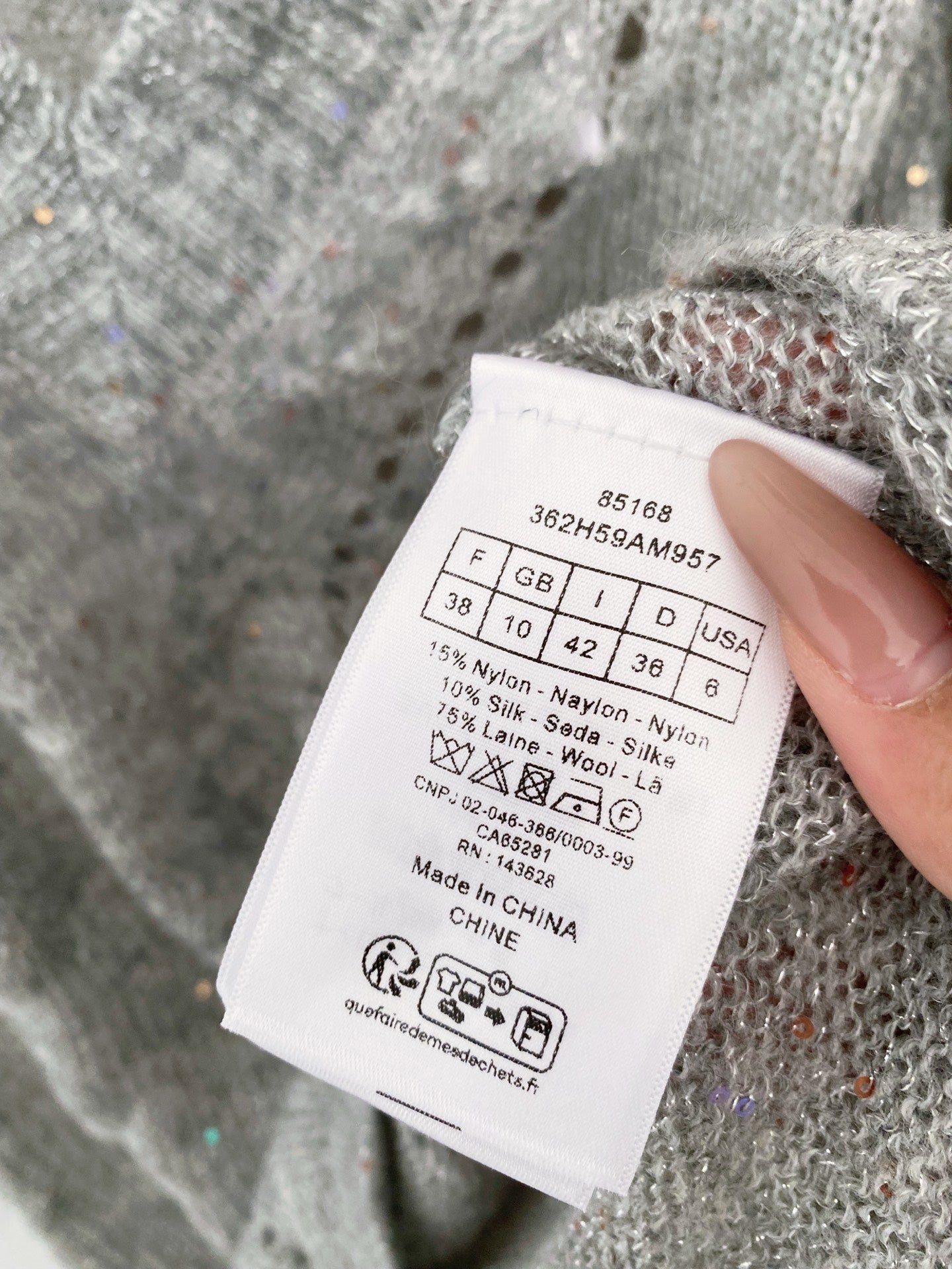 DIOR 26S V-NECK SWEATER 989
