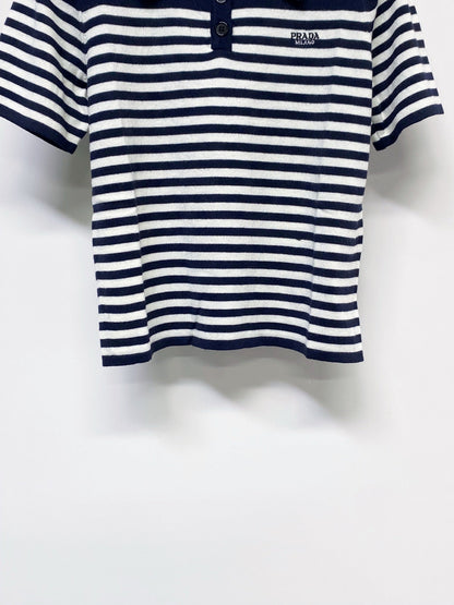 PRADA 26S SHORT SLEEVED POLO SHIRT 742