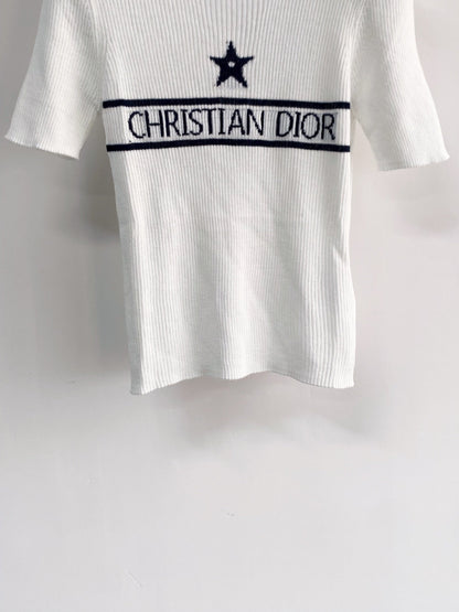 DIOR 26S SHORT-SLEEVE SWEATER 1196