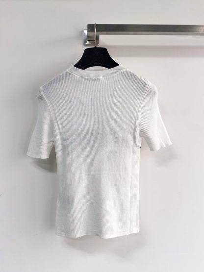 DIOR 26S SHORT-SLEEVE SWEATER 1196