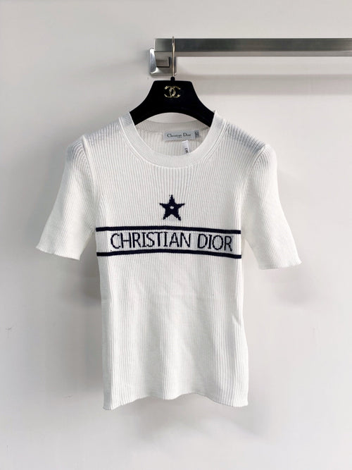 DIOR 26S SHORT-SLEEVE SWEATER 1196
