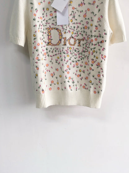 DIOR 26S SHORT-SLEEVE SWEATER 1157