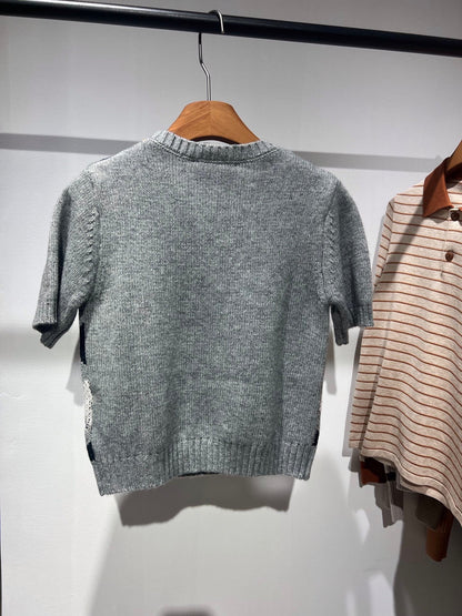 PRADA SHORT-SLEEVE SWEATER STYLE 72