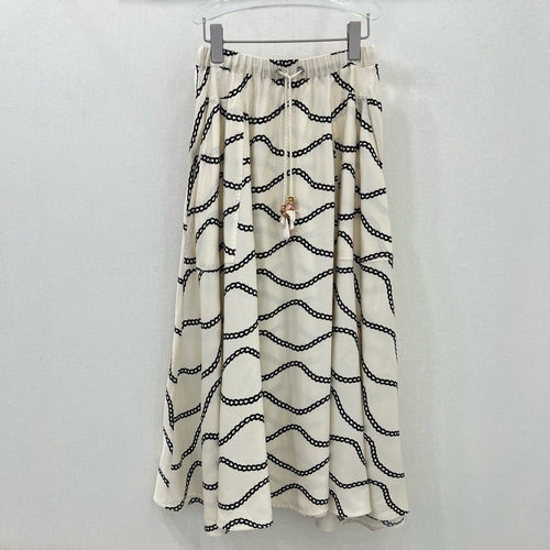 HM PRINTED FLARED SKIRT 269252