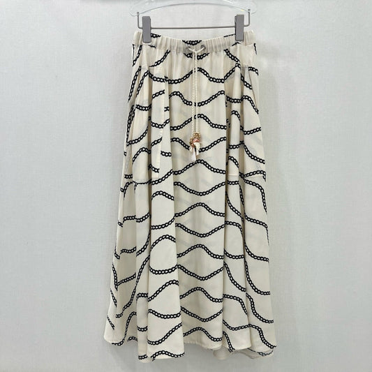 HM PRINTED FLARED SKIRT 269252