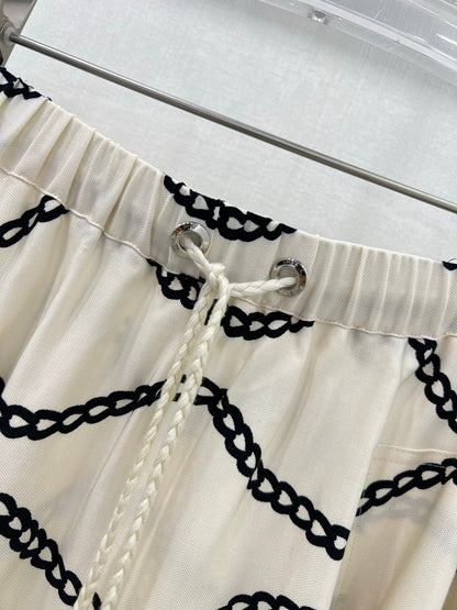 HM PRINTED FLARED SKIRT 269252