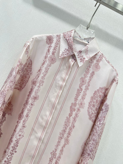 HM PRINTED SILK SHIRT 269262
