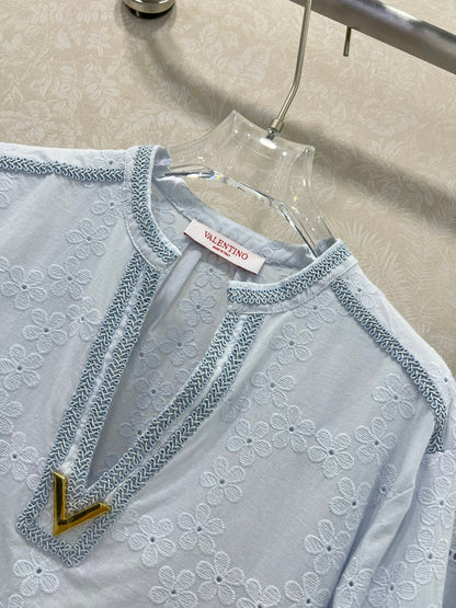 VALENTINO LONG-SLEEVE TOP AND SHORTS SET 275213