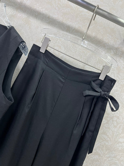 DIOR WIDE-LEG PANTS AND VEST SET 275208