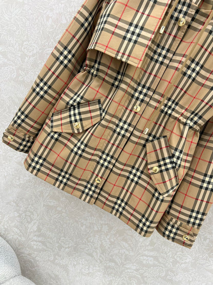 BURBERRY PLAID JACKET 275082