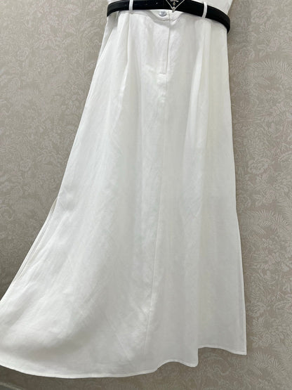PRADA LONG DRESS WITH ELASTIC WAISTBAND 275252
