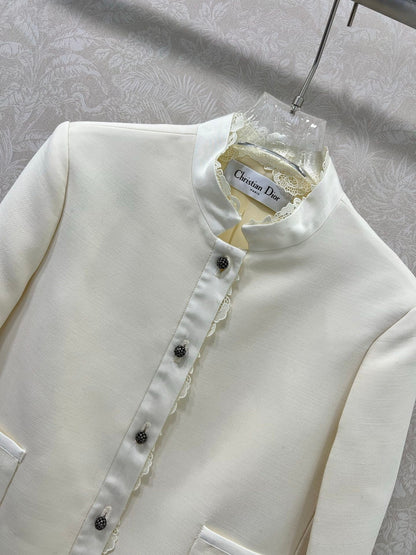 DIOR 25S SILK-BLEND KNIT JACKET STYLE 173