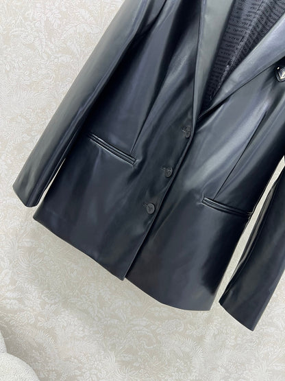 PRADA 25S LEATHER JACKET 208