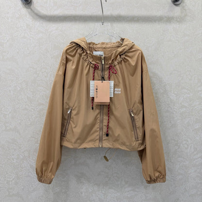 MIUMIU 26S HOODED JACKET 989