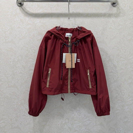 MIUMIU 26S HOODED JACKET 986