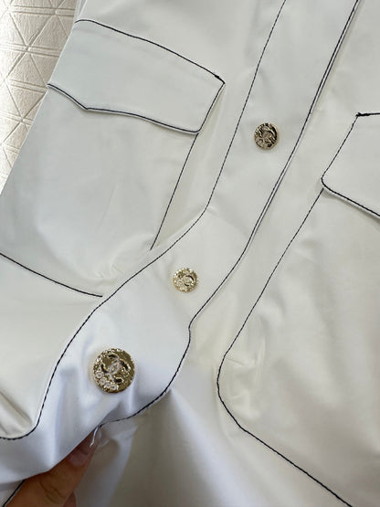 CHANEL 25S BELTED TRENCH COAT 265575