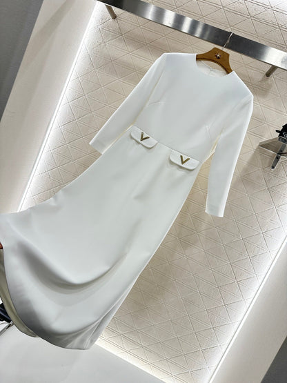 VALENTINO MAXI DRESS WITH POCKETS 276526