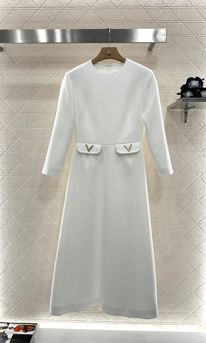 VALENTINO MAXI DRESS WITH POCKETS 276526