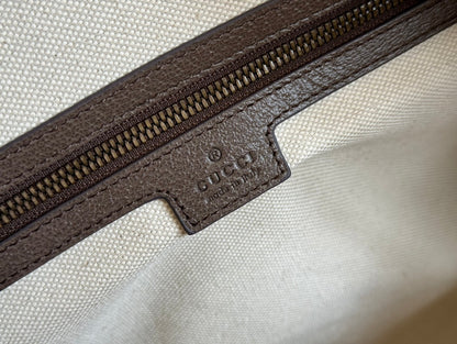 SAVOY MEDIUM DUFFLE BAG 44 IN BEIGE AND EBONY GG SUPREME CANVAS