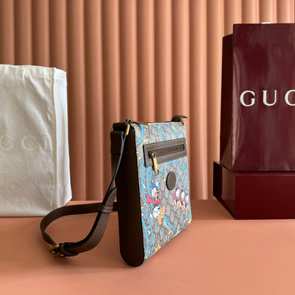 GUCCI 25S SHOULDER BAG 23 CM IN MULTICOLOR CALFSKIN