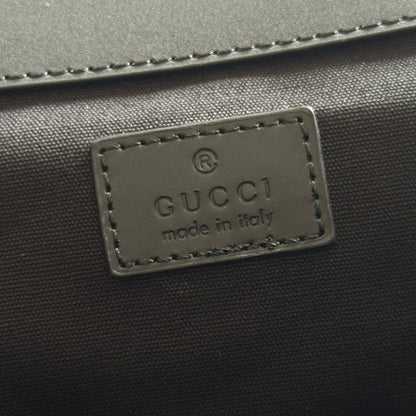 GUCCI 25S BACKPACK 46 CM IN NEON GREEN TO DARK GRAY OMBRÉ CALFSKIN