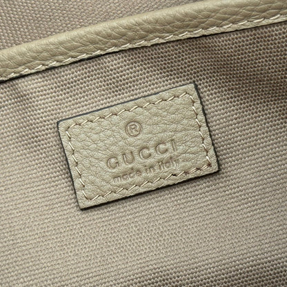GUCCI 26S SHOULDER BAG 31 IN LIGHT EARTH BROWN CALFSKIN