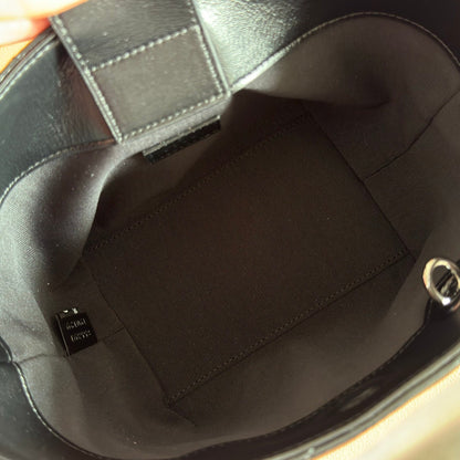 GUCCI 26S GG MARMONT TOTE BAG 17 IN BLACK CALFSKIN