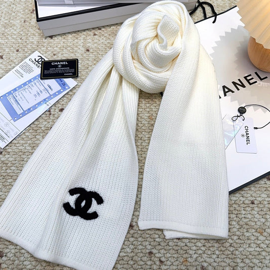 CHANEL 25S SCARF 175 IN WOOL 991923