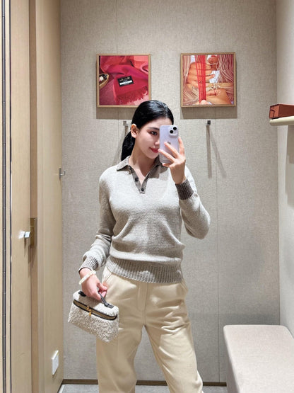 LP 26S CASHMERE POLO SWEATER 570