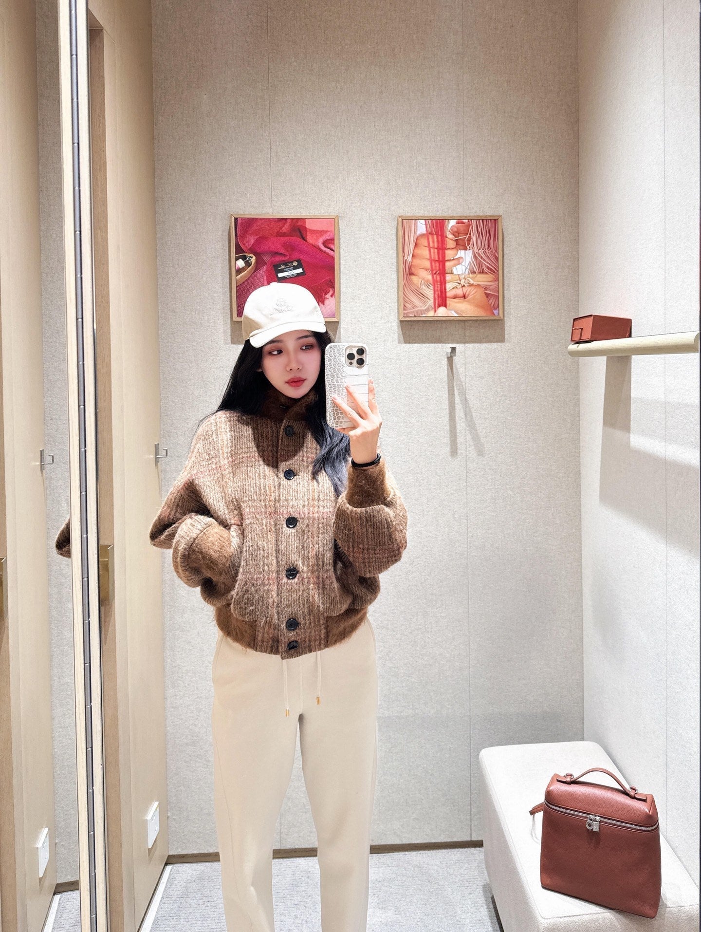 LP 26S CASHMERE STAND COLLAR JACKET 384