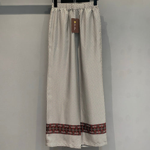 LORO PIANA 26S SILK PANTS 687