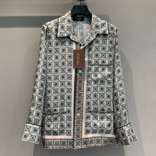 LORO PIANA 26S SILK SHIRT 686
