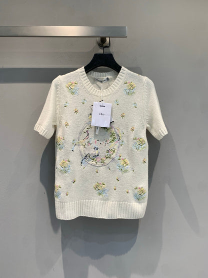 DIOR 26S SHORT-SLEEVE SWEATER 1161