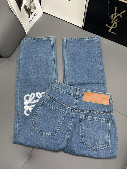 Loew White Anagram Blue Jean